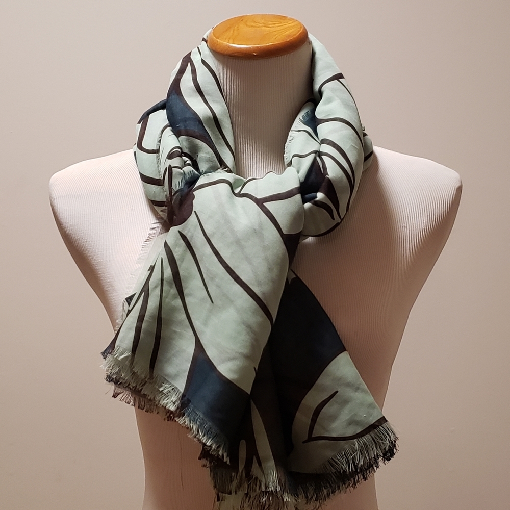 ZARA GREEN SCARF